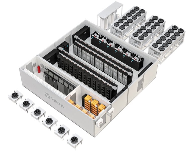 Vertiv offre soluzioni di alimentazione e raffreddamento end-to-end per l'AI, per agevolare la scelta e l'implementazione delle architetture dei data center in EMEA